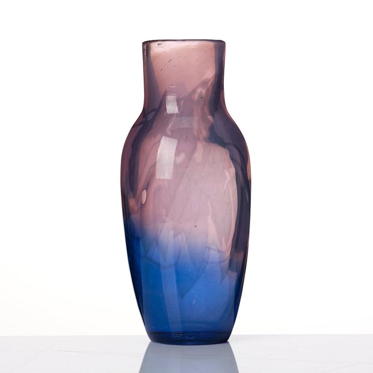 Simon Gate, Knut Bergqvist & Heinrich Wollman, a 'graal' glass vase, Orrefors, Sweden 1917, no 390.