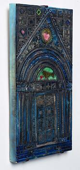 Rut Bryk, a ceramic relief from the "Siena" Cathedral, Finland ca 1953.