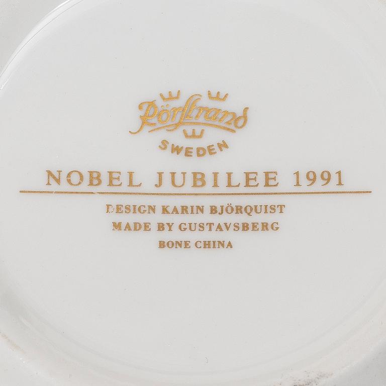 Karin Björquist, Bowls with lids, 14 pcs, porcelain, "Nobel" Rörstrand.