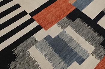 Rug, Kilim, modern design, approx. 242 x 186 cm.