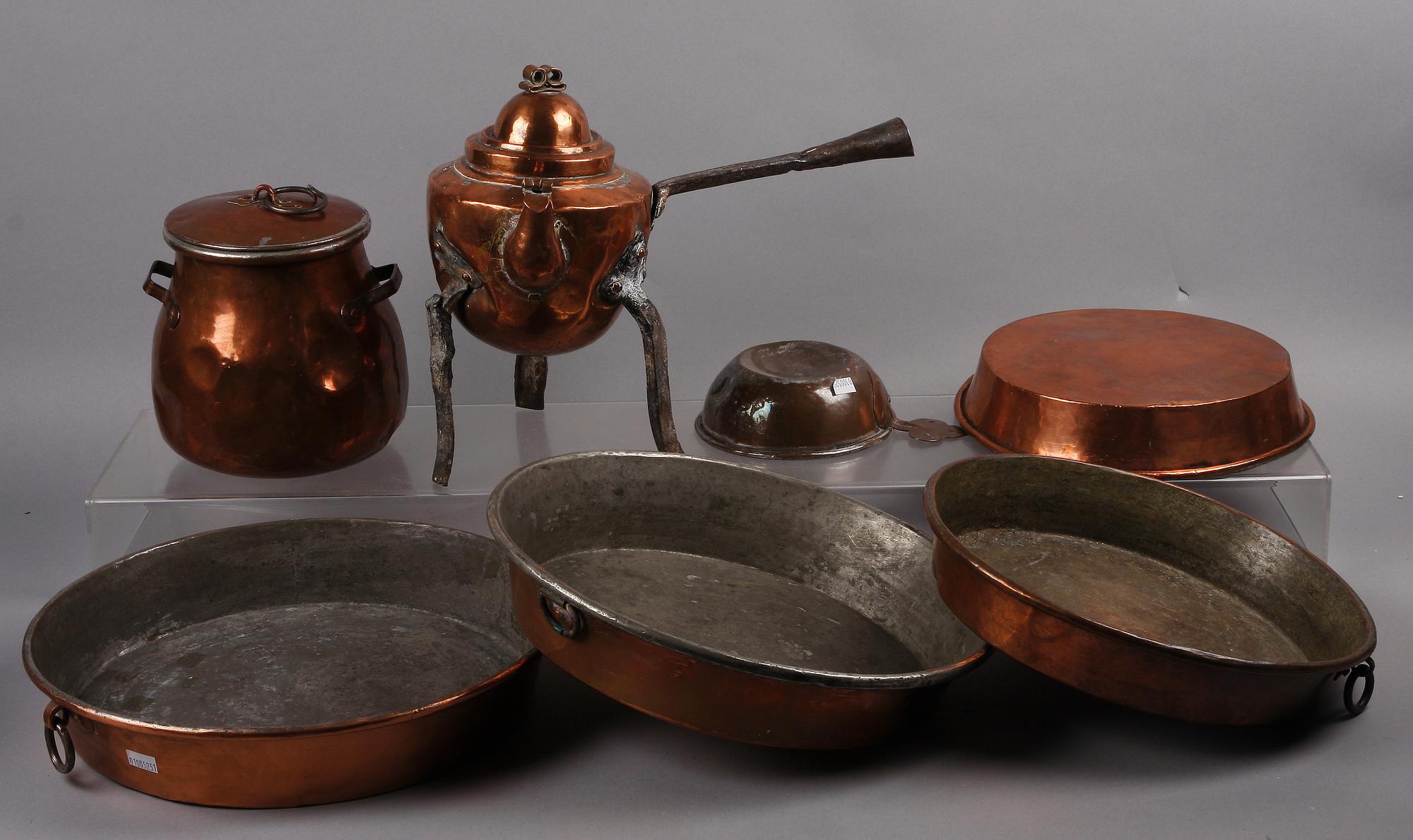 PARTI KOPPAR, 16 delar, 1800-tal.