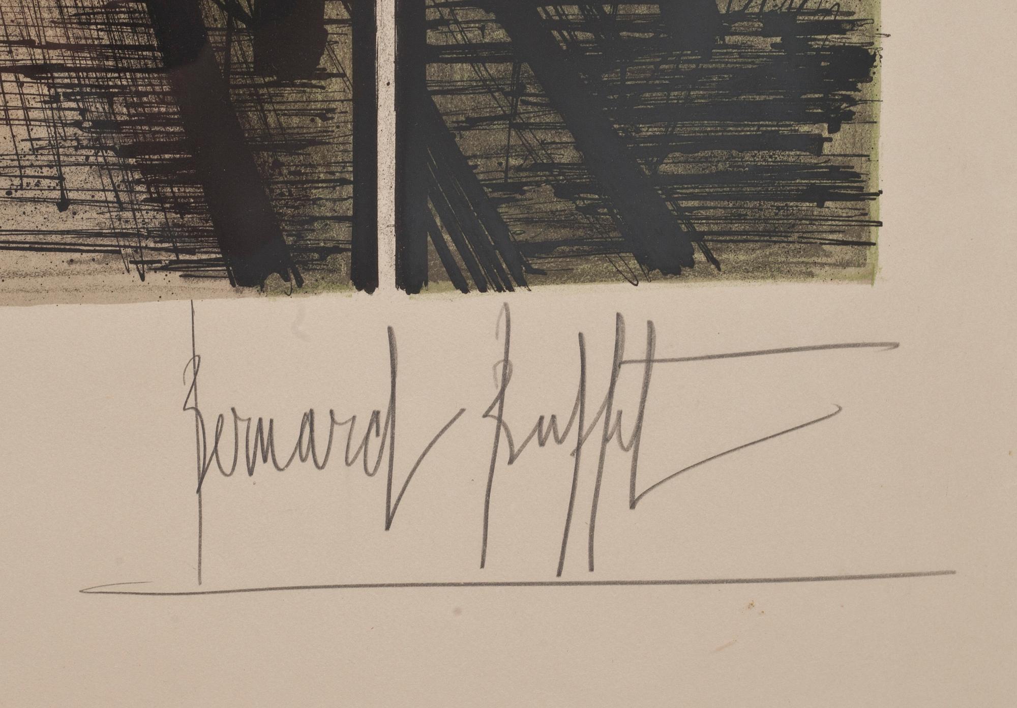 BERNARD BUFFET, färglitografi, signerad och numrerad 107/220.