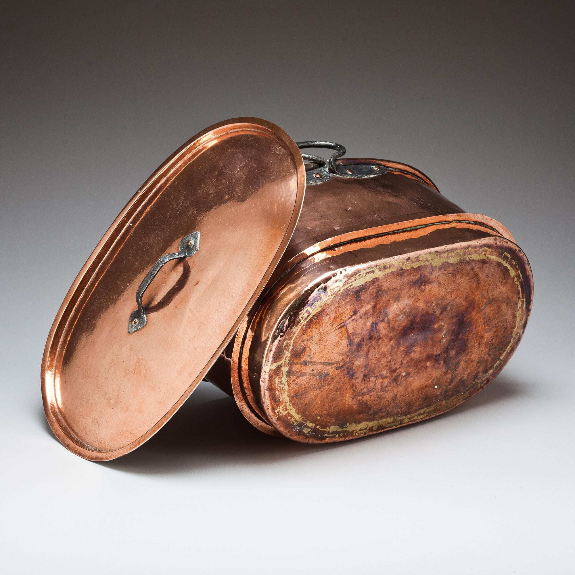 FISKGRYTA, koppar. 1800-talets första hälft.