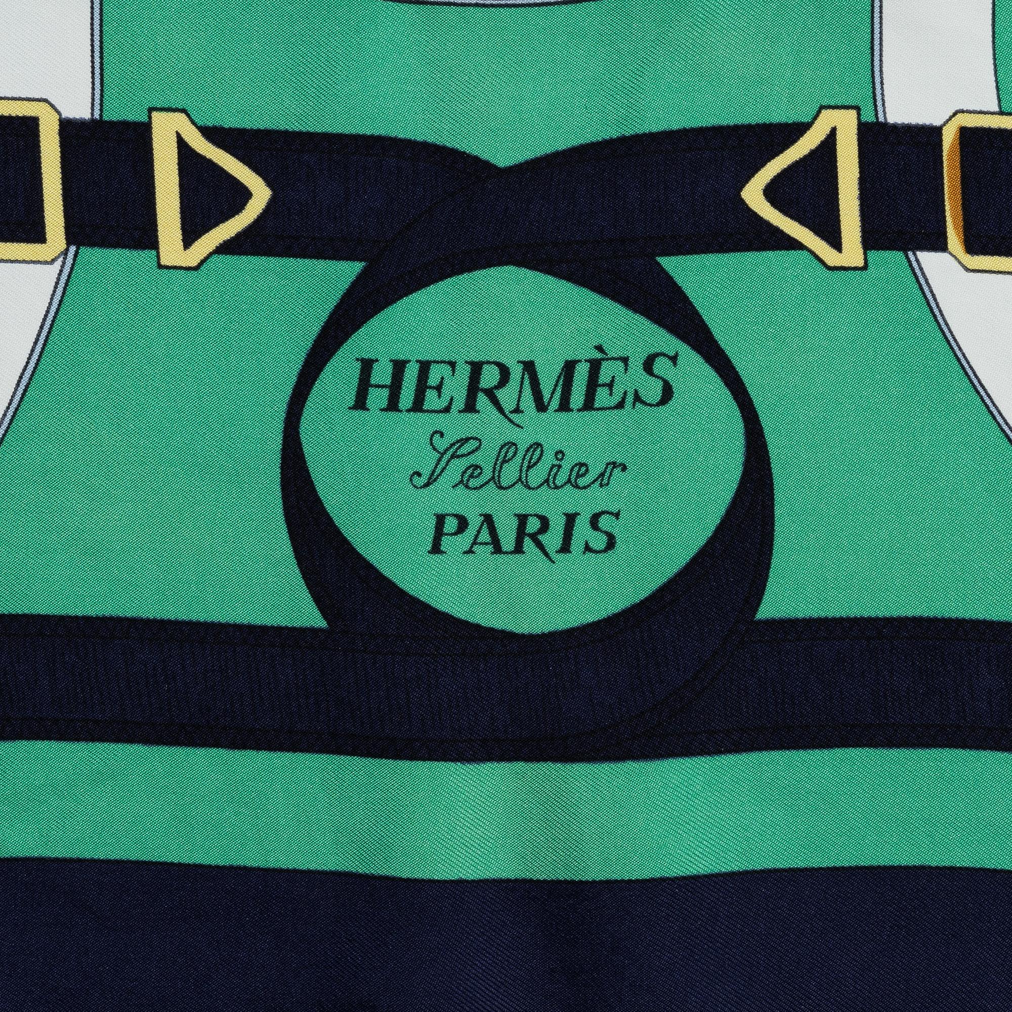 Hermès, scarf, "Eperon d'Or".