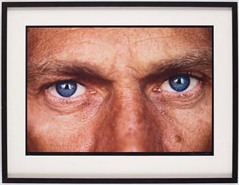 Terry O'Neill, "Steve McQueen Eyes", 1969.