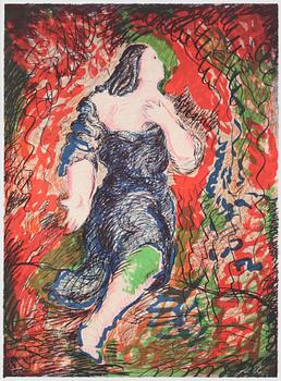 SANDRO CHIA, färglitografi, signerad och numrerad 44/200.