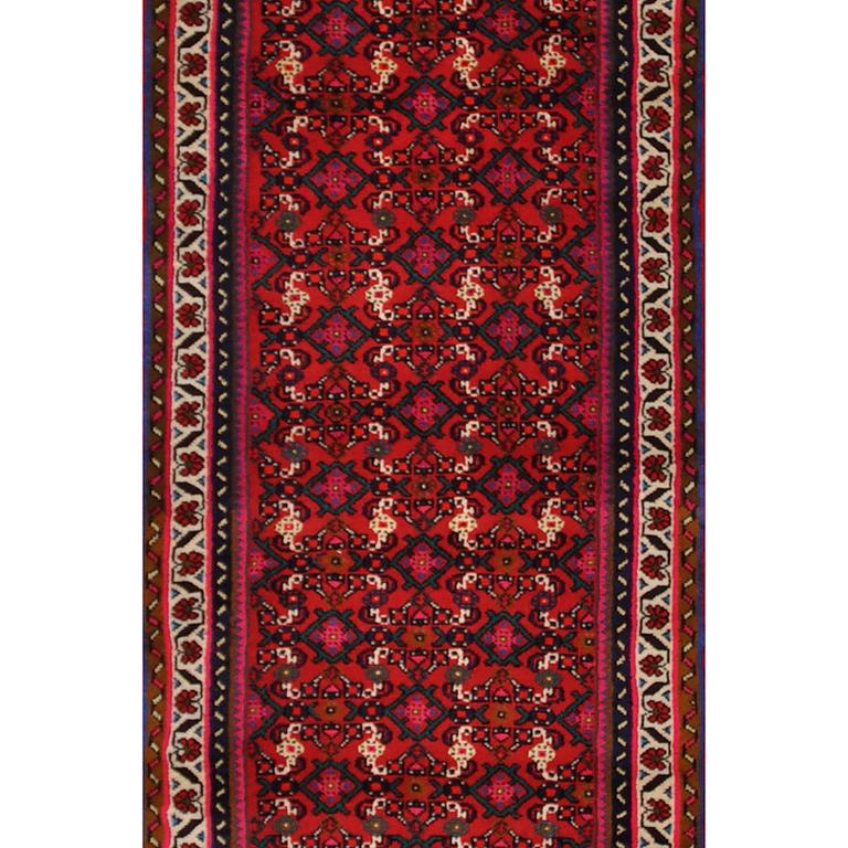A Hosenabad runner, approximately 502 x 82 cm.