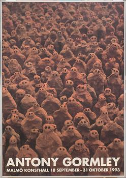 ANTONY GORMLEY, a signed poster.
