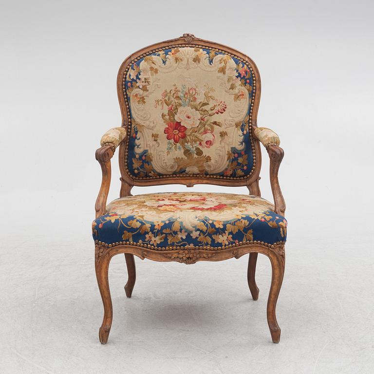 Karmstol, Louis XV, 1700-talets mitt.