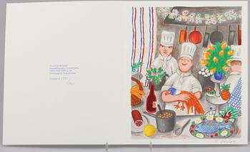 LENNART JIRLOW, färglitografi, signerad, numrerad 1321/1400.