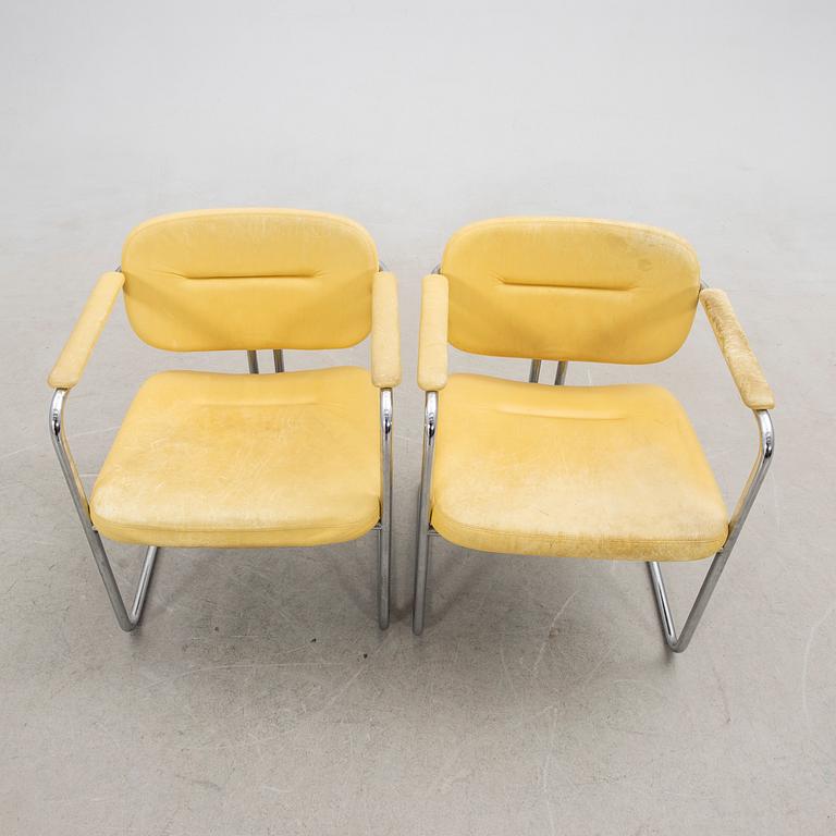 Armchairs, a pair, 20th century.