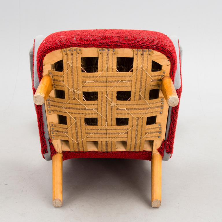 A mid 1940s armchair for Hiort Tuote Puunveisto, Finland.