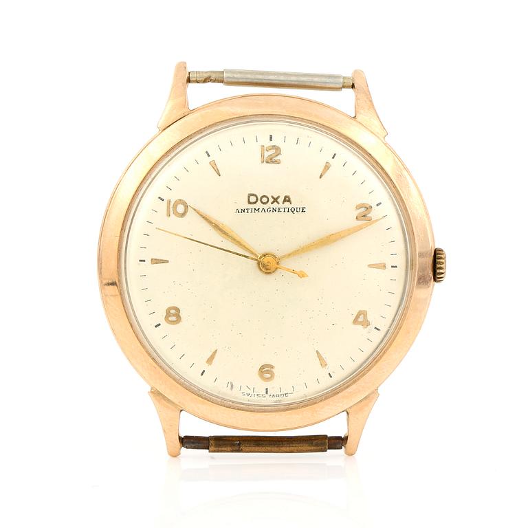 HERRARMBANDSUR, guld, Doxa, Antimagnetique, sannolikt runt 1900-talets mitt. Tot ca 28 gram.