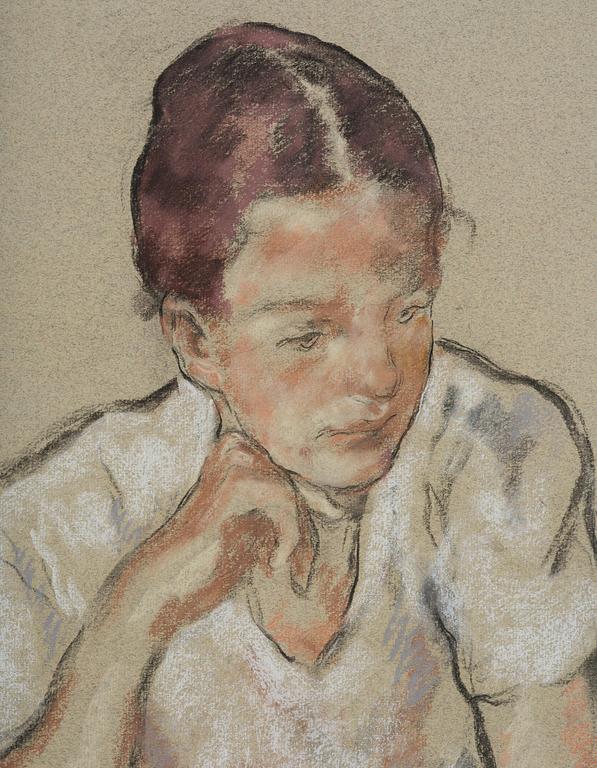 Lotte Laserstein, Seated Woman.