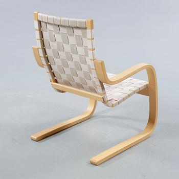 A chair by Alvar Aalto, model 406, from the second half of the 20th century.