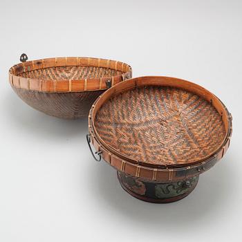 A chinese basket, early 20th century.