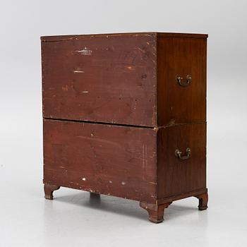 A late Gustavian mahogany secretaire by L. Almgren (master in Stockholm 1771-95).