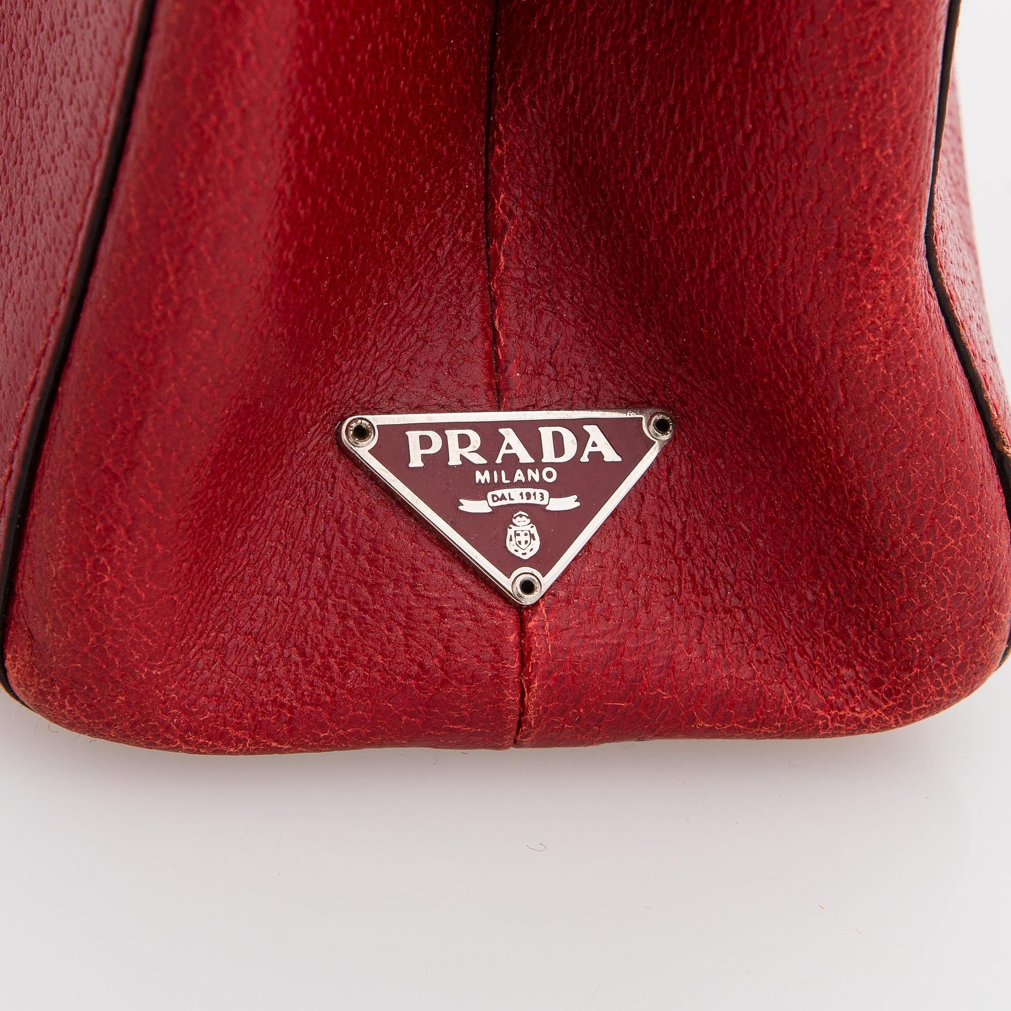 Prada, handbag.