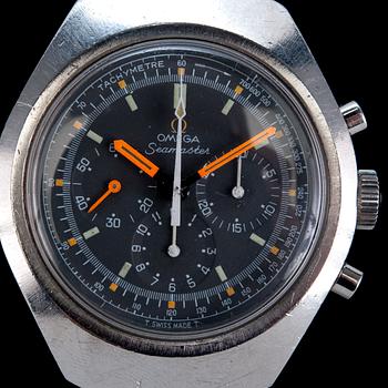 MIESTEN RANNEKELLO, Omega Seamaster chrono.