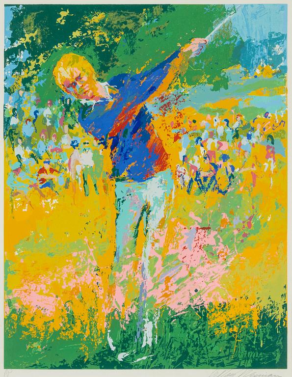 LeRoy Neiman, färglitografi, signerad AP.