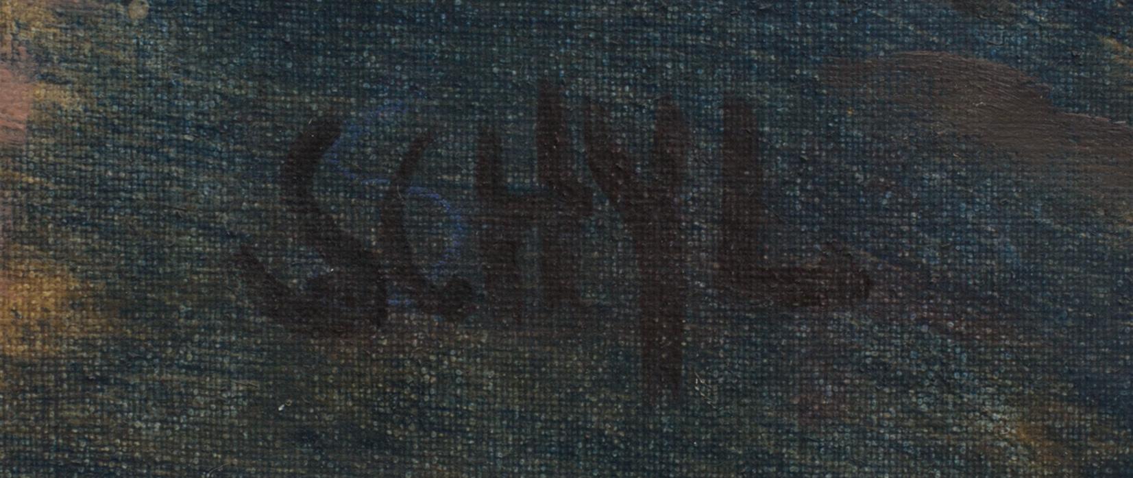 JULES SCHYL, a signed oilpainting.