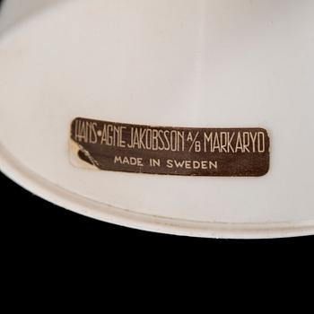 HANS-AGNE JAKOBSSON, taklampa, Markaryd, 1900-talets mitt.