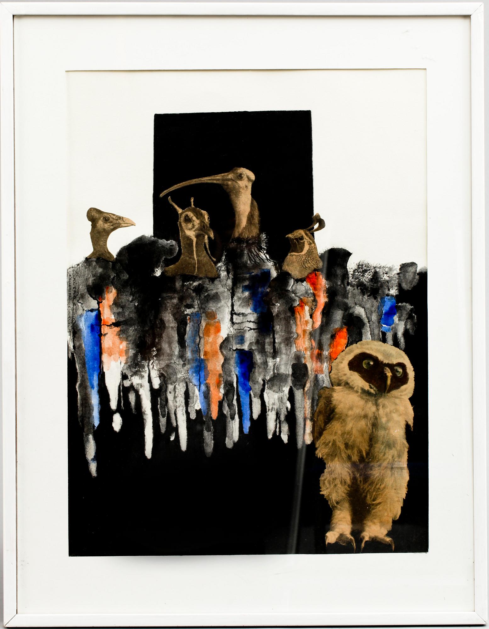 CHRISTINA CAMPBELL, blandteknik, sign.