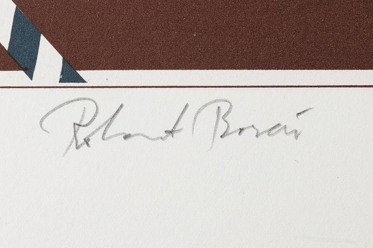 Mapp, 4 litografier,"5Th IAAF World Championships in Athletics Götebog 1995".