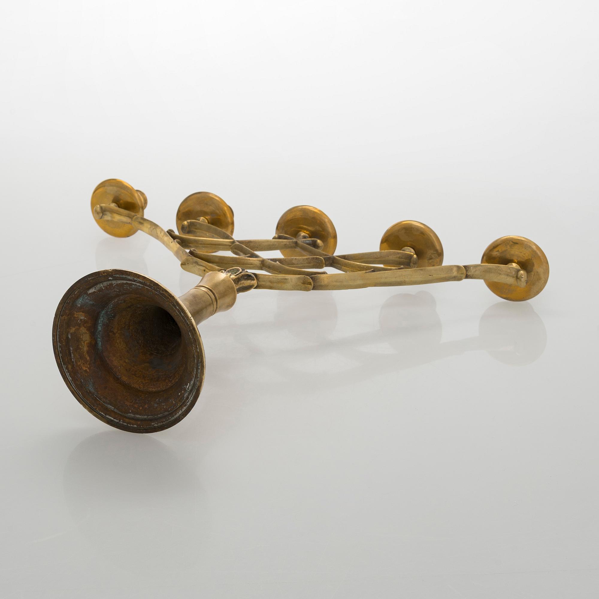 Paavo Tynell, A 1930s candelabrum, model 8003, Taito Oy, Finland.