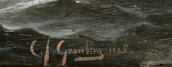 CARL JOHAN GRANBERG, olja på duk, sign o dat 1886.