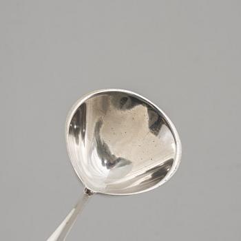 Tias Eckhoff, sauce ladle, sterling silver, "Cypress", Georg Jensen, Denmark.