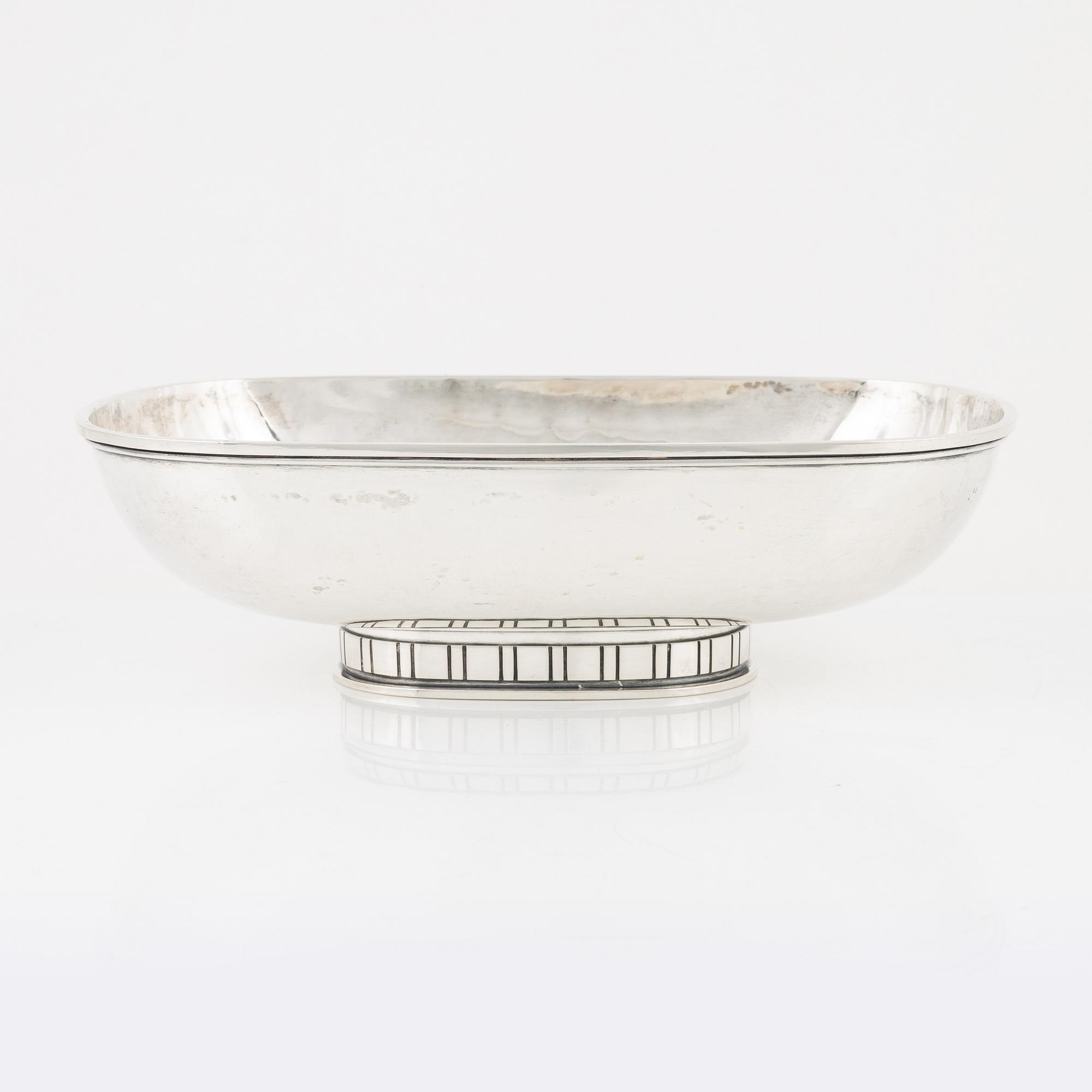 Eric Råström, a silver bowl, Stockholm, 1945.