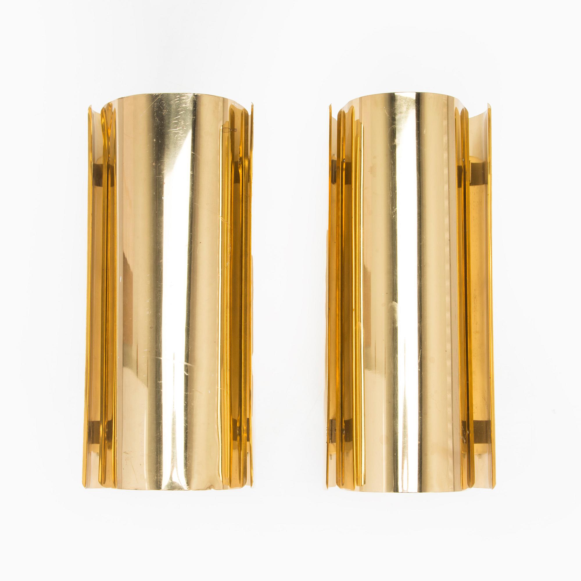 Fagerhults, vägglampor, ett par model 07952, 1900-talets senare del.