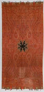 PAISLEYSJAL, 1900-talets första hälft, 290 x 143 cm.