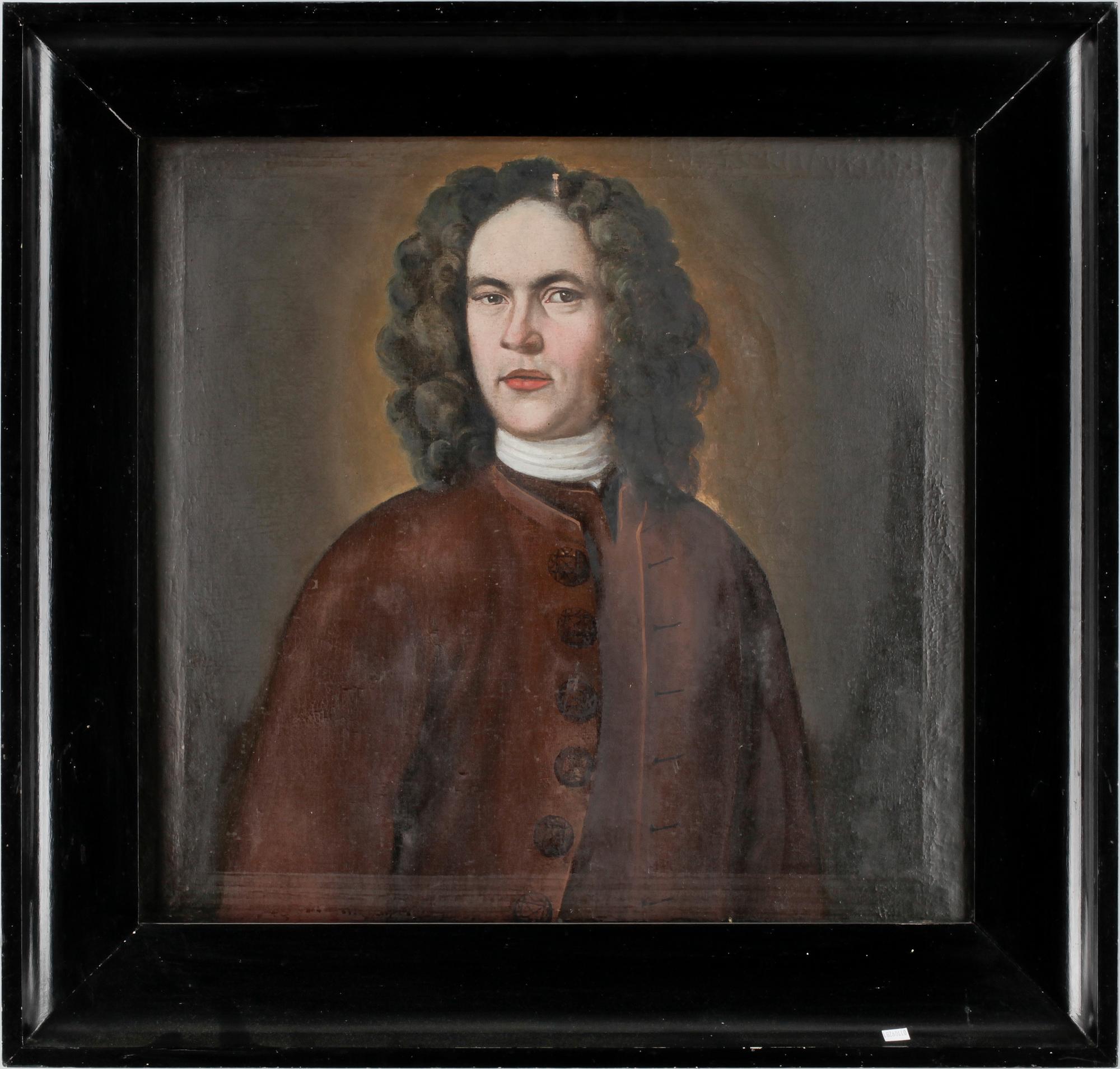 OKÄNDA KONSTNÄRER, olja på duk, 2 st, kopior, 1700-tal.