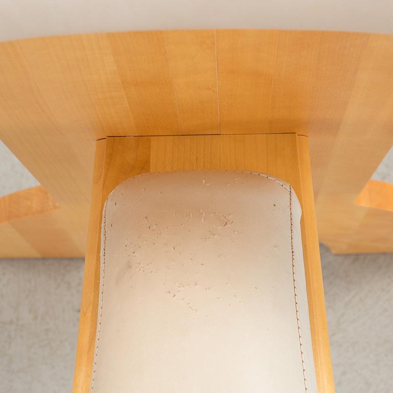 a "plugghästen" chair by Peter Lind.