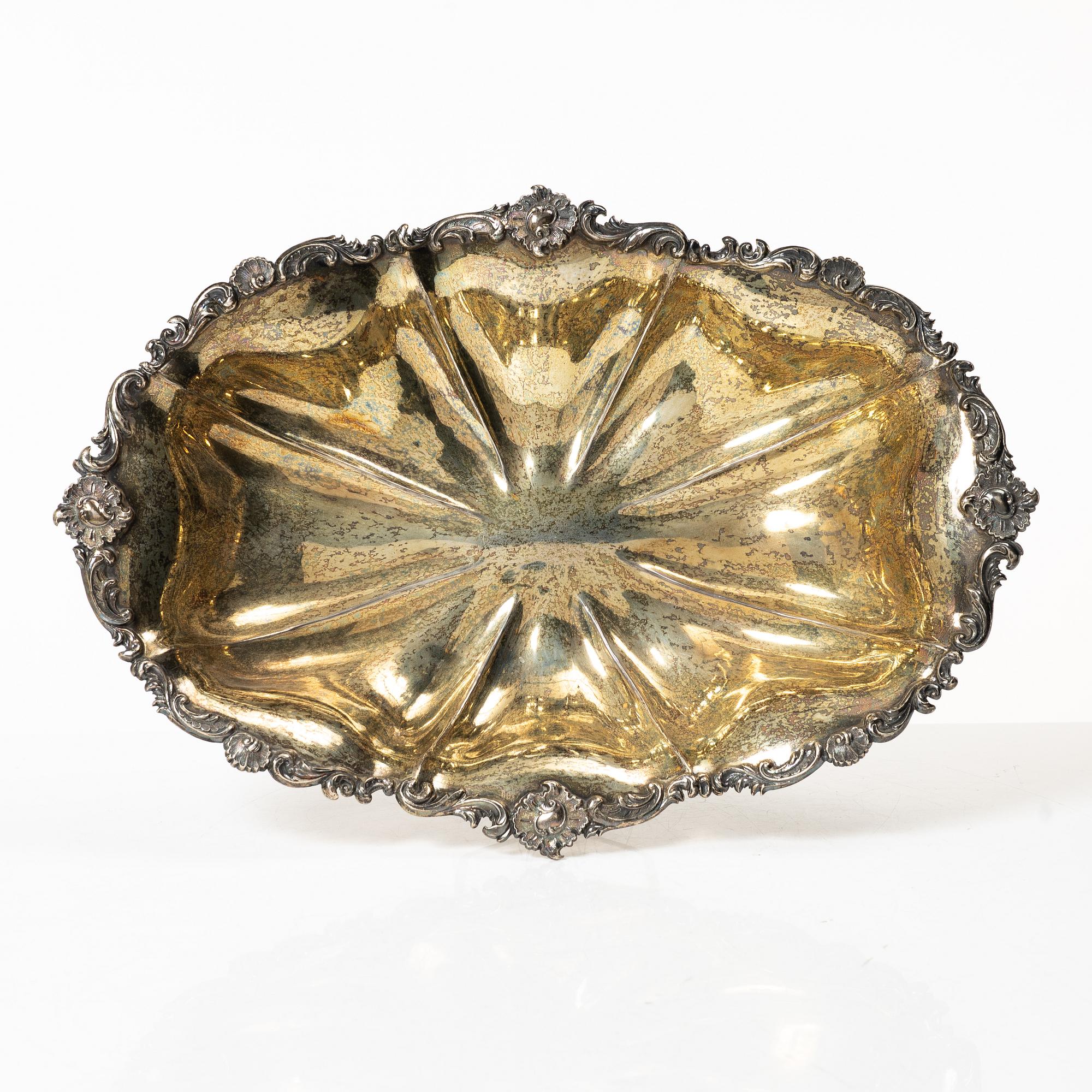 Adolf Sper, skål, silver, S:t Petersburg 1839.