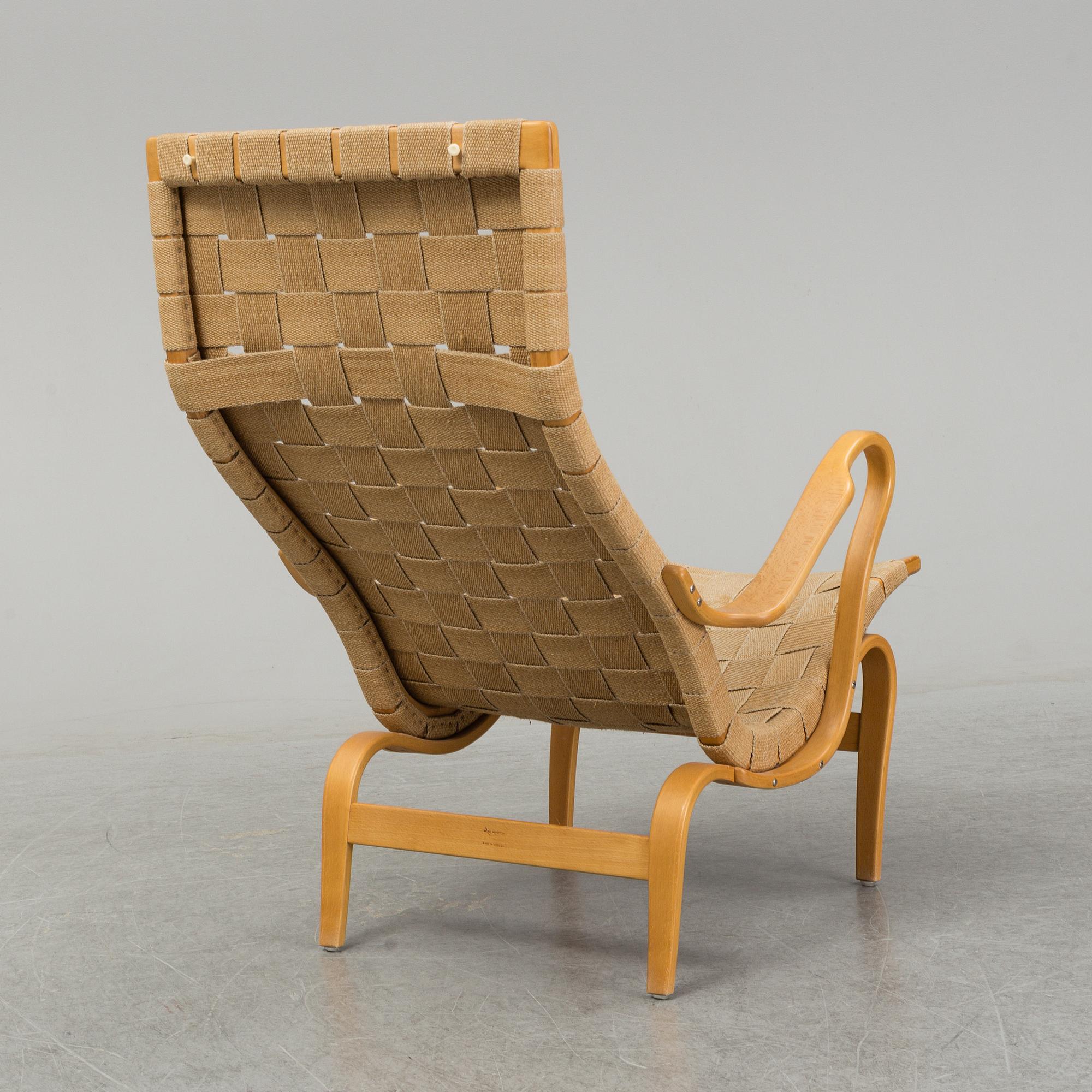 BRUNO MATHSSON, 'Pernílla' easy chair, late 20th Century.
