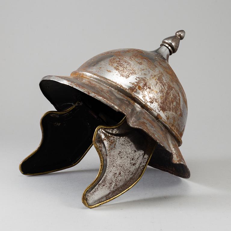 A 20th century replica helmet.