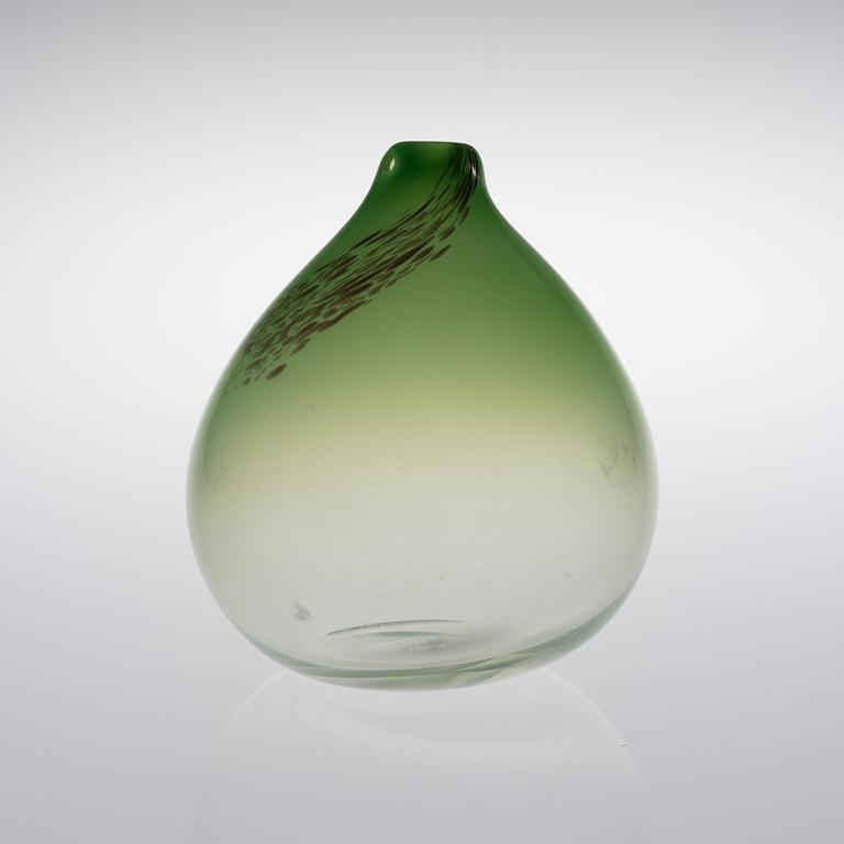 TAPIO WIRKKALA, A VASE. Pear. Sign. Tapio Wirkkala Iittala.