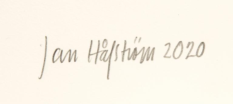 Jan Håfström, etsning signerad daterad och numrerad  2020 23/50.