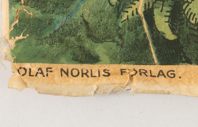 Oliver Neerland, världskarta, 1935.