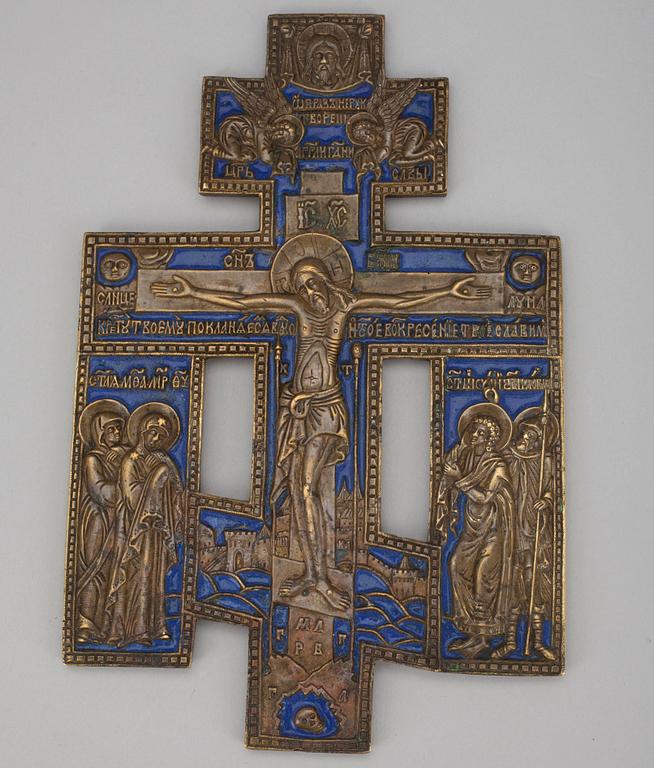 IKON, brons, Ryssland 1800-tal.