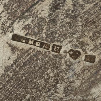 Ten Swedish silver dishes, including mark of KG Markström, Uppsala 1916.