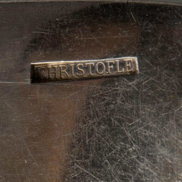 28 parts of silverplate flatware Christofl, Paris, France.