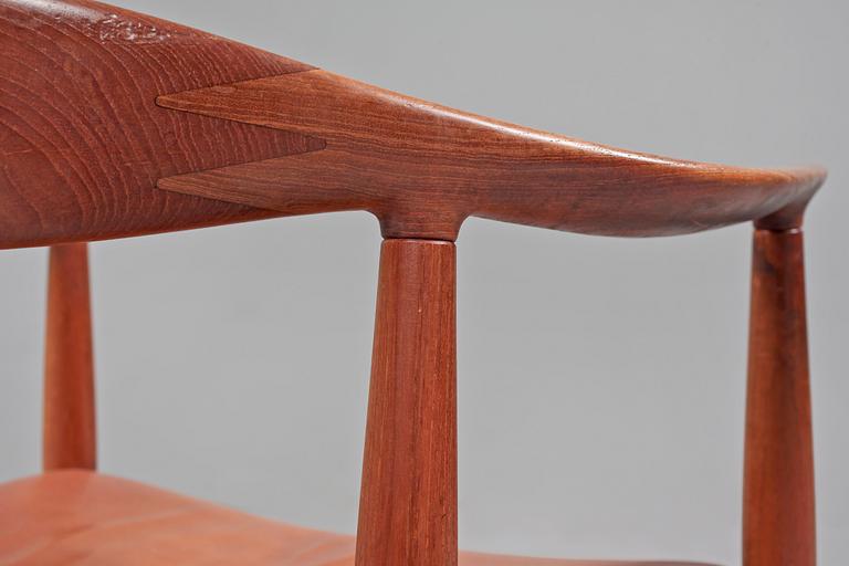 KARMSTOL, "The Chair", Hans J Wegner för Johannes Hansen, Danmark, 1950/60-tal, stämpelmärkt.