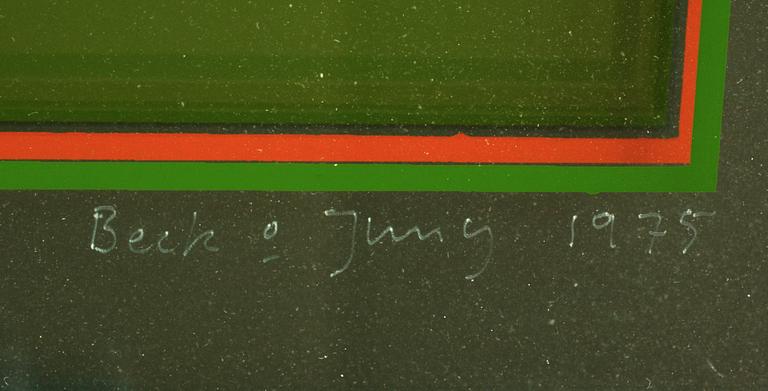 BECK & JUNG, multipel, plexiglas, sign, numr 15/25 o dat 1975.