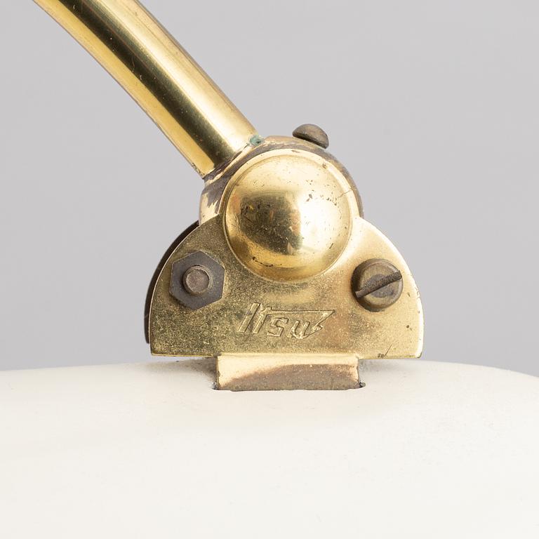 A pair of wall lights, model AH 43, produced by Itsu, 1950-60s.