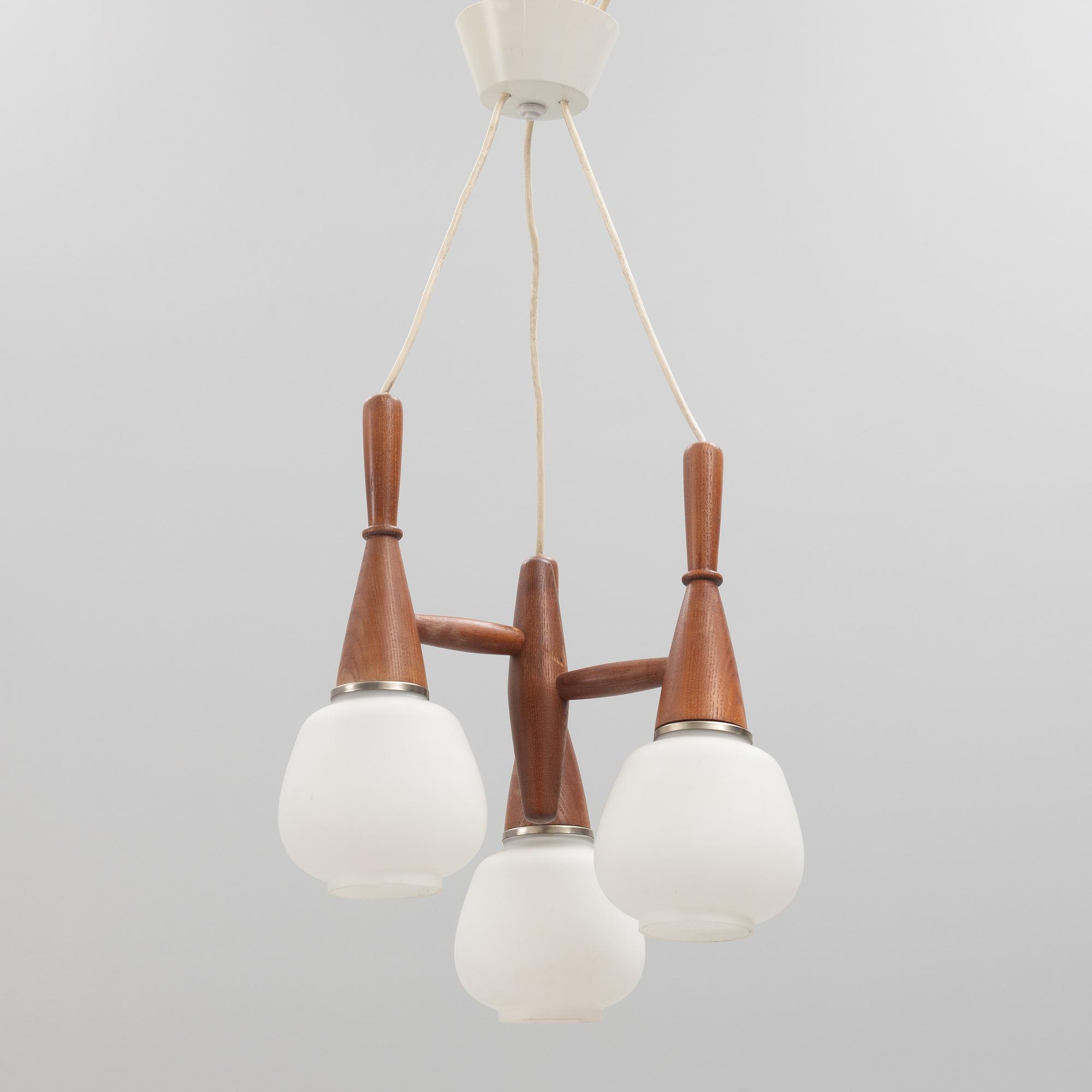 A ceiling lamp, 1950's.