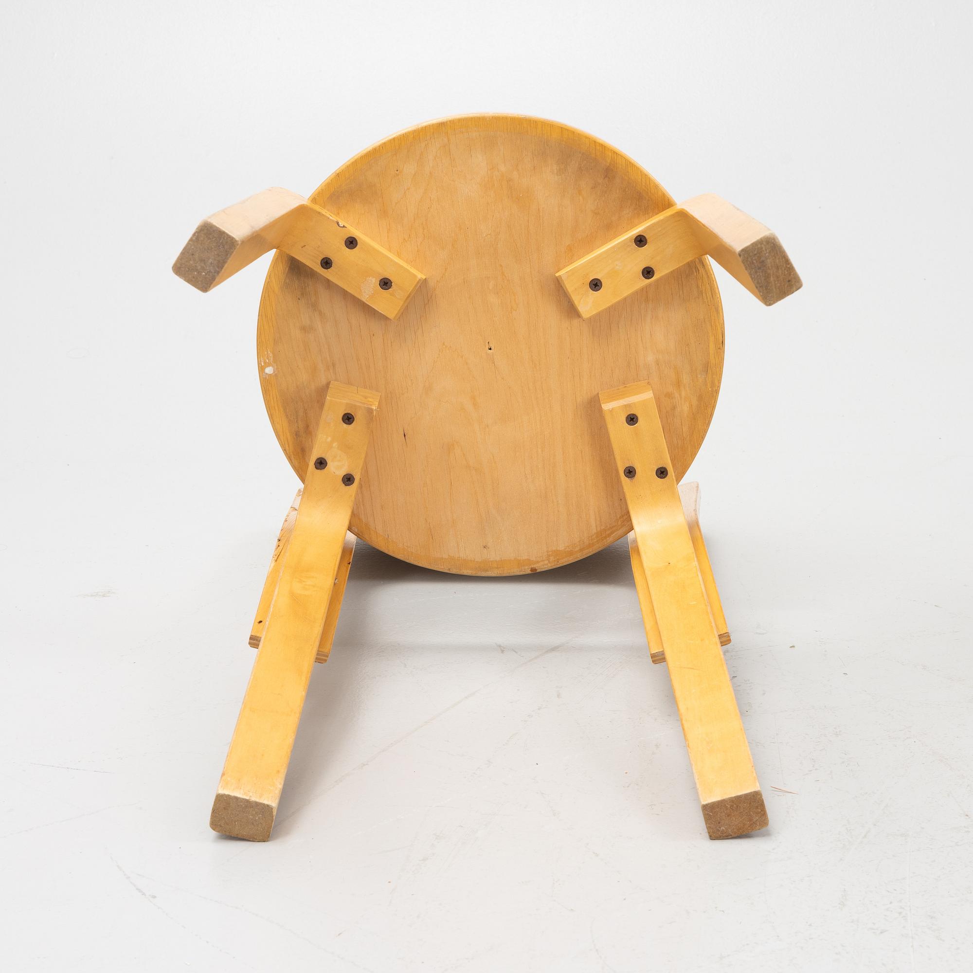 Alvar Aalto, four model 66 chairs, Artek, Finalnd.